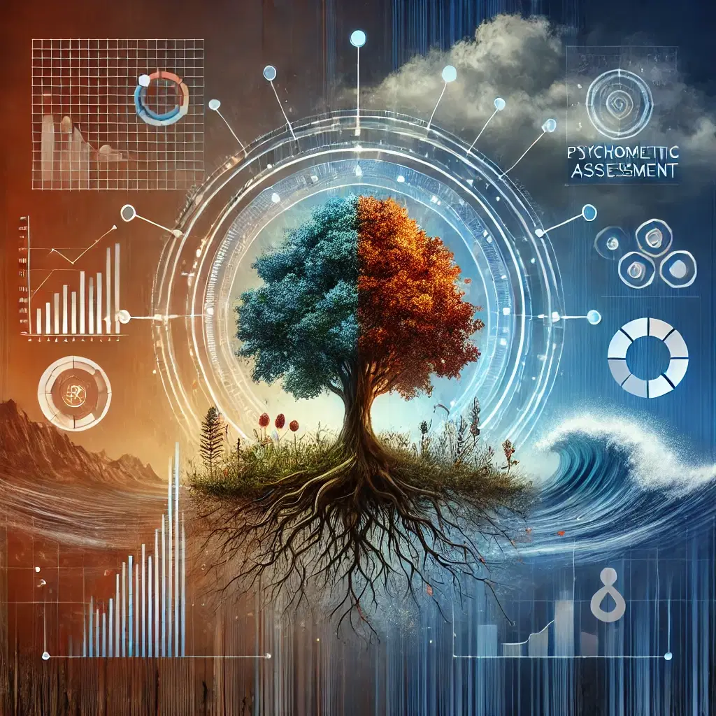 DALL·E 2025-01-29 10.30.33 – A symbolic representation of organisational resilience. The image features a strong tree with deep roots growing amidst a storm, representing stabilit